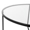 Flash Furniture Round Glass Coffee Table with Matte Black Frame NAN-JH-1786CT-BK-GG - alternate 8
